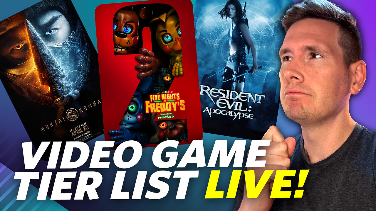 The Ultimate Video Game Tier List! - Live