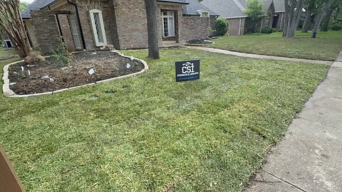 New Sprinkler System & New Sod