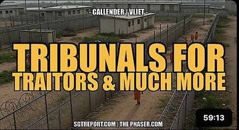 TRIBUNALS FOR TRAITORS [& MUCH MORE!] - Callender | Vliet