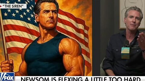 Gavin Newsom is FLEXING his MUSCLES and saying he’s the MAN the party NEEDS 💪