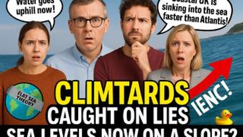 Climtards Caught on Lies: Sea Levels Now on a Slope?!