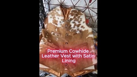 Men’s Genuine Cowhide Leather Vest