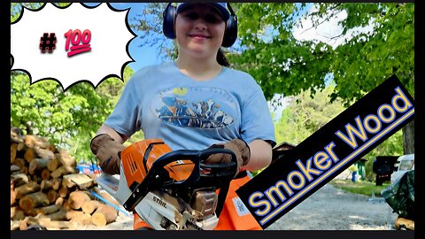 Making BBQ Smoker Wood Today‼️
