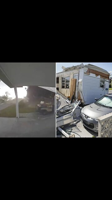 Dana Perino reports on a stunning video showing a tornado lifting a Florida mobile home into the air