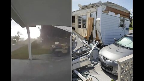 Dana Perino reports on a stunning video showing a tornado lifting a Florida mobile home into the air