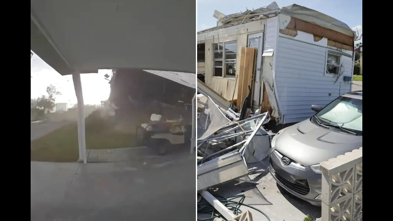 Dana Perino reports on a stunning video showing a tornado lifting a Florida mobile home into the air