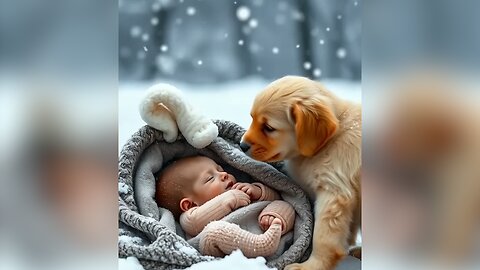 Hero Dog Saves Freezing Baby in Snow | Emotional Rescue Story