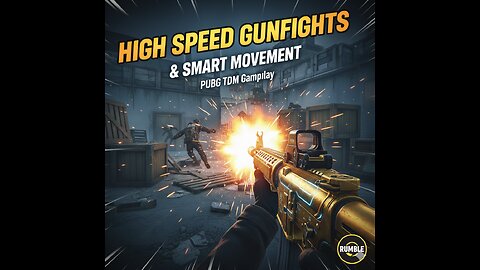 PUBG TDM Gameplay | High Speed Gunfights & Smart Movement 🔫