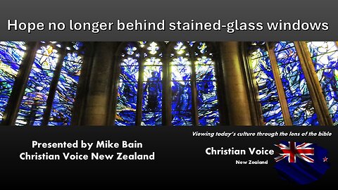 Hope can no longer found behind the stain-glassed windows of the church