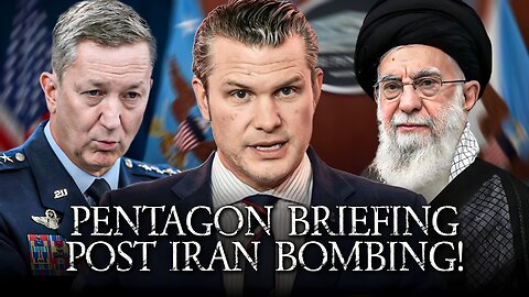 LIVE: Pentagon Briefing Post Iran Bombing