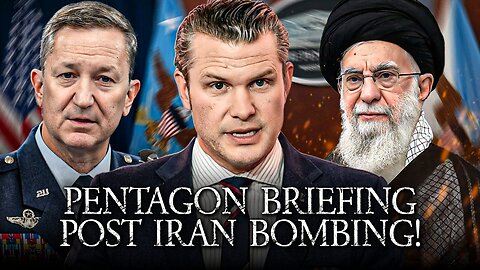 LIVE: Pentagon Briefing Post Iran Bombing