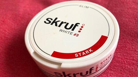 Skruf (No26) Stark (White Slim) Snus Review