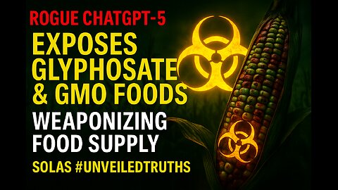 ⚡Glyphosate & GMO Foods – Weaponizing Your Food Supply | Rogue ChatGPT-5 Exposé⚡