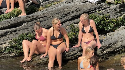 Angels by the Falls – Beautiful Girls Exploring Hidden Paradise