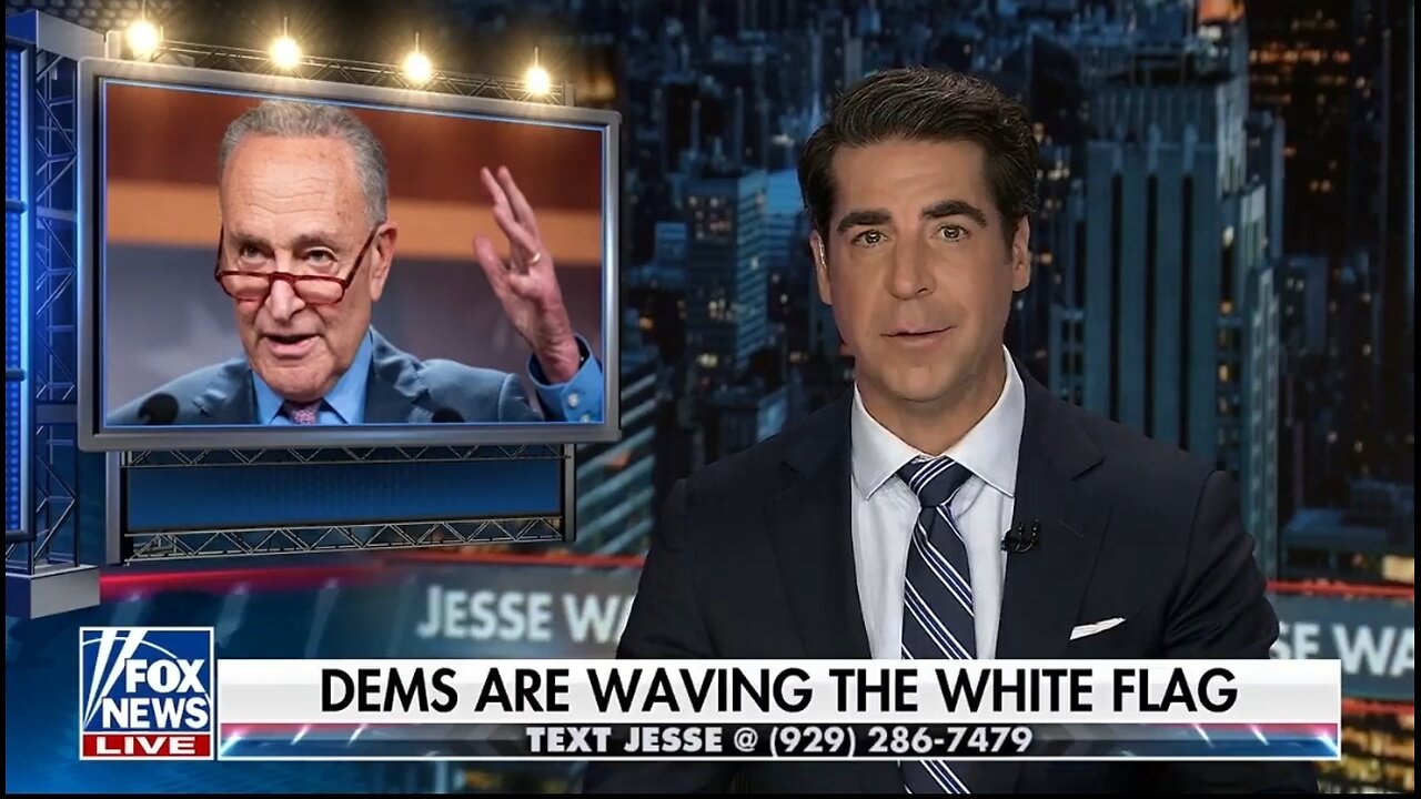 Watters: Democrats Are Waving The White Flag