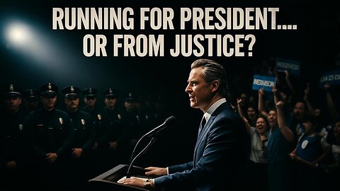 Is Gavin Newsom Running For President to Escape MASS ARRESTS?