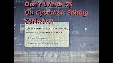 Video Editing Software- Don't Buy This!!