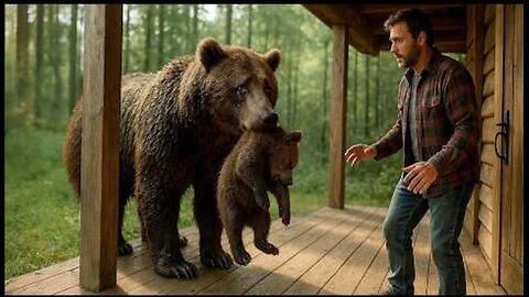 😢 Crying Mother Bear Brings Her Dying Cub to a Man — What He Does Next Is Unbelievable ~ by Paws & Hearts