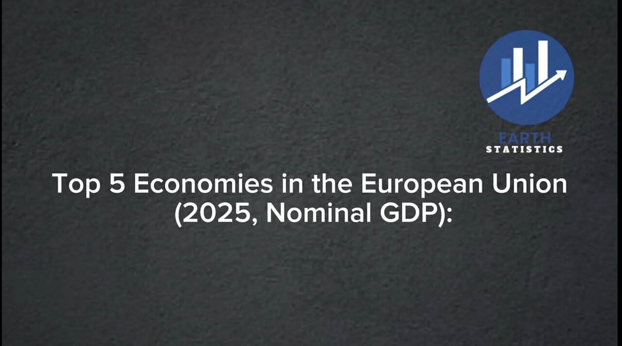 Top 5 Economies in the European Union (2025, Nominal GDP)...