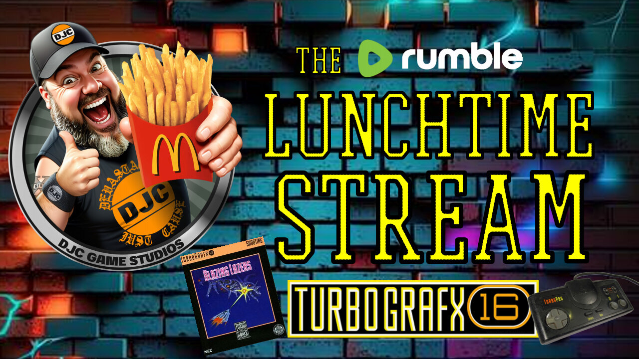 The LunchTime Stream - Turbografx 16 - Blazing Lazers
