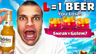 1 LOSS = 1 BEER (Clash Royale Challenge)