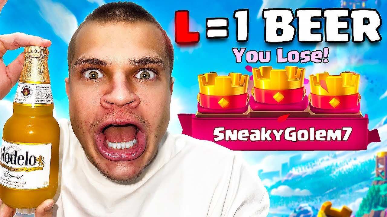 1 LOSS = 1 BEER (Clash Royale Challenge)