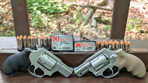 Is a 9mm Snub Nose Revolver Worth it VS a .357 Mag Snub? Hornady Critical Duty - Ballistic Gel Test