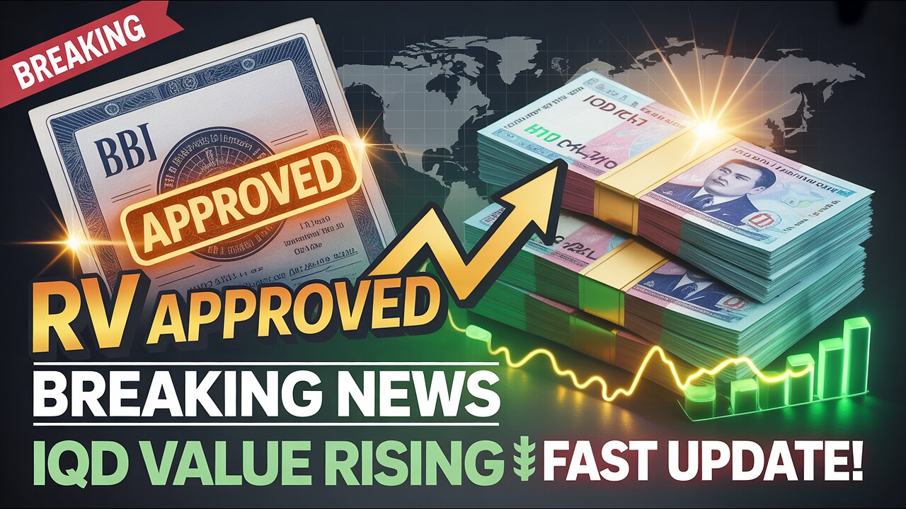 Iraqi Dinar RV Approved! Breaking News Update – IQD Value Rising Fast
