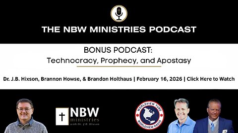 BONUS PODCAST: Technocracy, Prophecy, and Apostasy