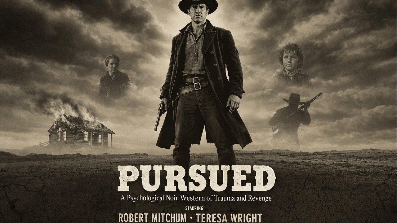"Pursued" (1947) A Psychological Noir Western of Trauma and Revenge
