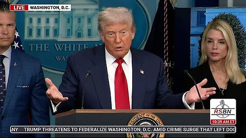 Trump Holds a Press Conference at the White House
