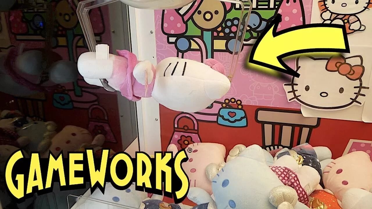 Insane Claw Machine Wins at GameWorks!