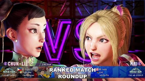Kuya Kalbo SF6 Ranked Match Roundup. Chun Li Master Rank [Hori Fight Stick]