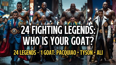 24 Legendary Fighters – 1 GOAT_ Pacquiao, Tyson, Ali, & 20+ More!