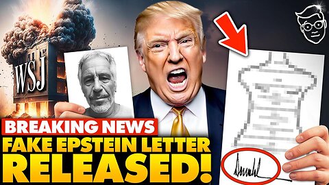 Trump's Smoking-Gun 'Letter' to Epstein RELEASED! Just One Little Problem: 'The Signature is FAKE…'
