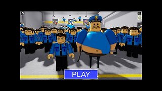 BARRY COP TSUNAMI! Walkthrough Full GAMEPLAY #roblox #ScaryObby