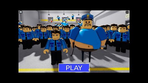 BARRY COP TSUNAMI! Walkthrough Full GAMEPLAY #roblox #ScaryObby