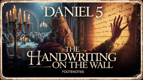 The Handwriting on the Wall. Daniel 5
