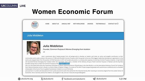From Common Purpose to Women Agents for Change: Julia Middleton’s Ongoing Influence | UK Column News