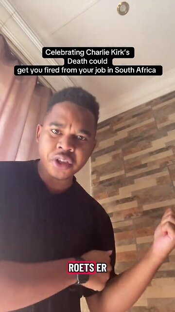 Celebrating Charlie Kirk’s death could get you fired in SOUTH AFRICA