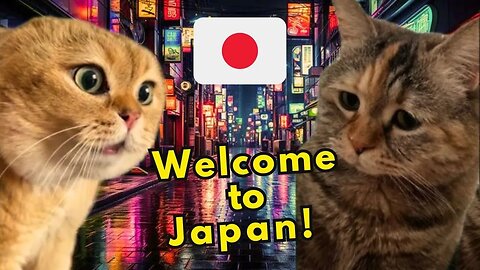 What Can Two Cats do When They Go to Japan?