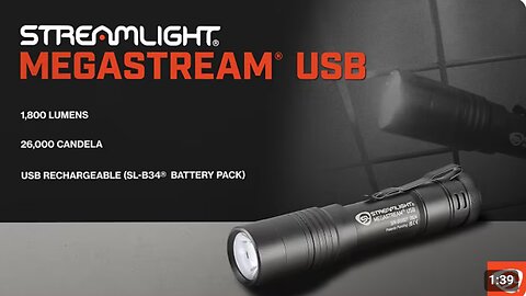 Streamlight MegaStream® USB Flashlight