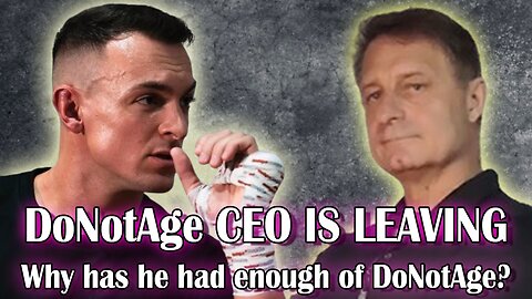 Why The DoNotAge CEO is Quitting (Alan Graves)