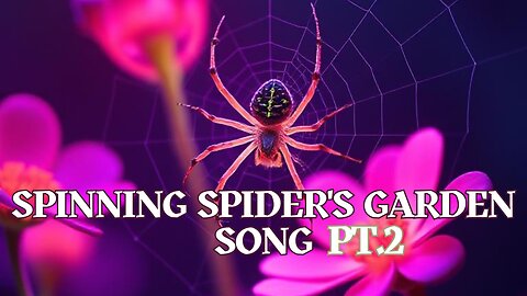 A Toddler Song About A Spider and Nature - Spinning Spider's Garden Song Pt.2!