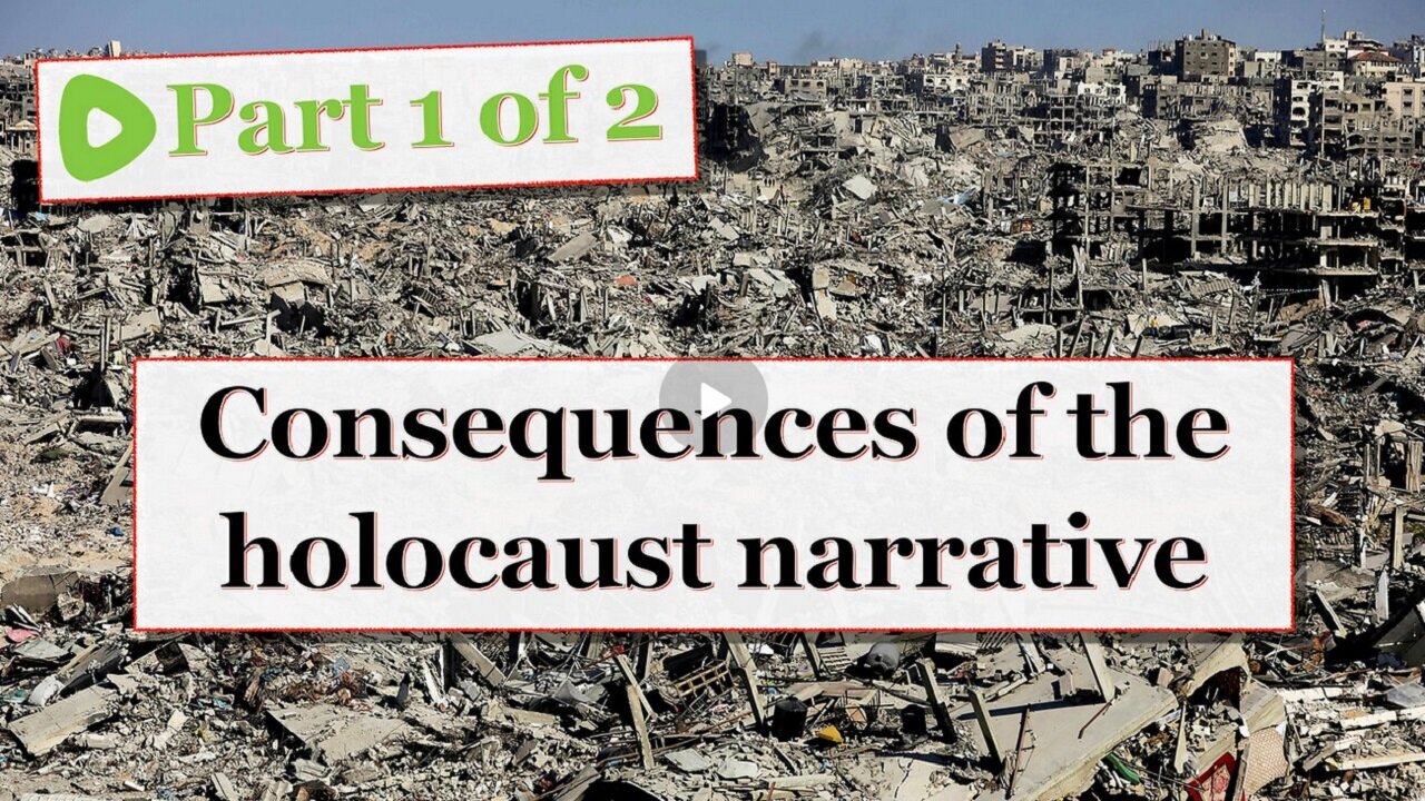 Consequences For The World Of The Holocaust Narrative by Father James Mawdsley (Part 1 of 2)