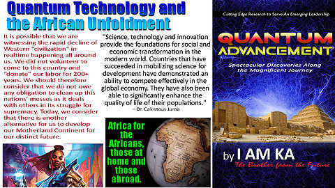 Quantum Technology and the African Unfoldment