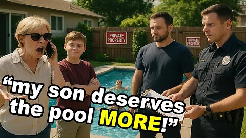 HOA Karen Called 911 on My Kids for Swimming—Said Her Son Deserved the Pool More! ｜ EntitledPeople