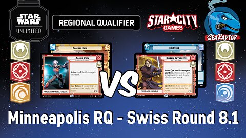 Star Wars Unlimited - Set 4 Minneapolis RQ - Round 8.1: Sabine Wren vs. Anakin Skywalker
