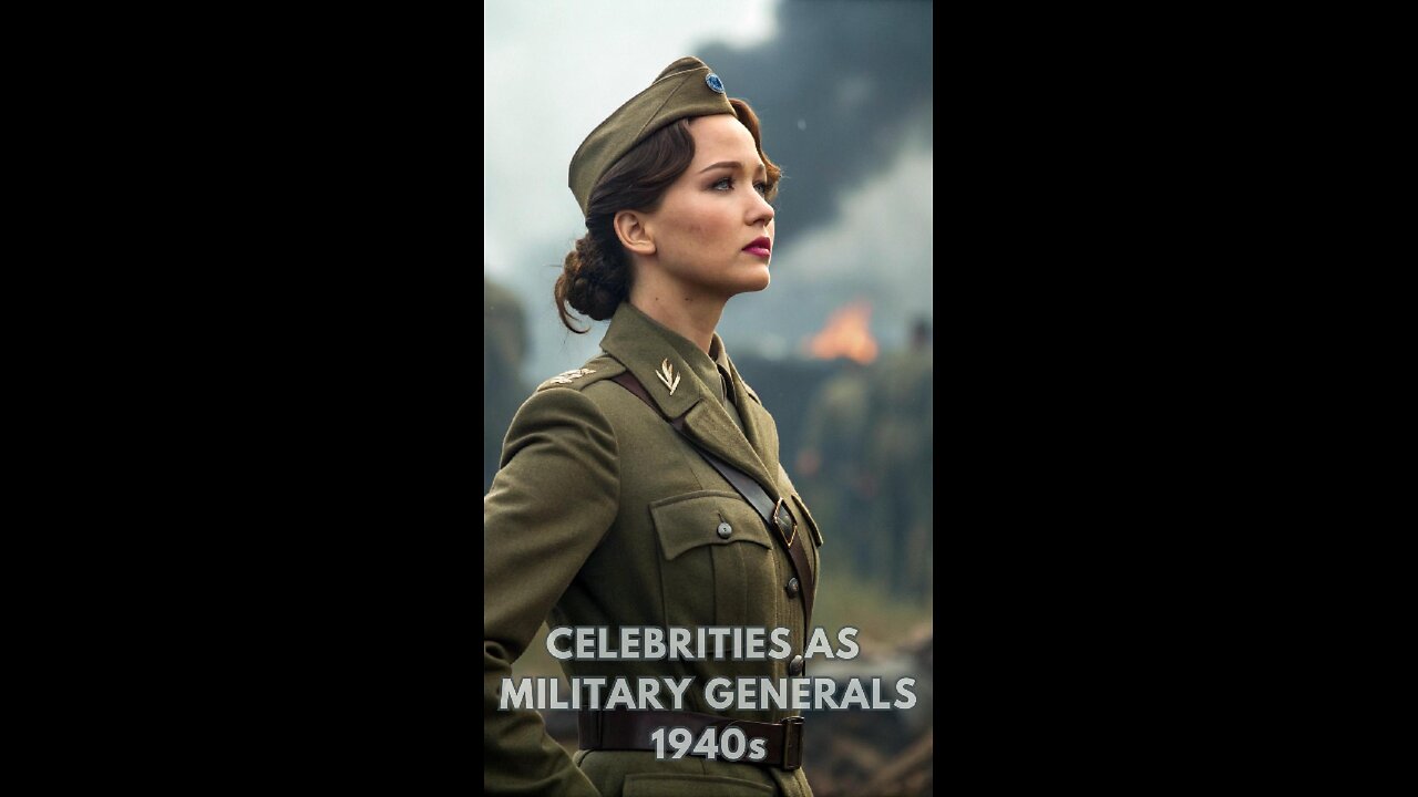 Celebrities as Military Generals 1940s | AI Generated