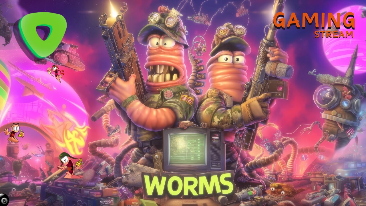 Worms W.M.D - with the boyz | 4pm pst / 7pm est =RUMBLE GAMING=